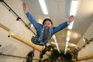 Игумен Иов (Талац) в невесомости